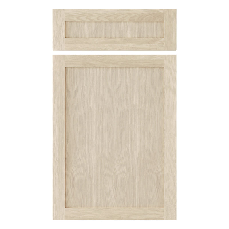 Bleached oak furniture front