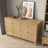 Oak chest of drawers 6S 154 Scandi oak natural