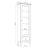 Pine display cabinet 1S 57 Scandi clear pine