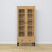 Oak display cabinet 1S 90 Scandi oak natural / black