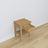 Oak bedside table 1S N01 Scandi oak natural
