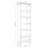 Oak shelf 1S 57 Scandi oak natural