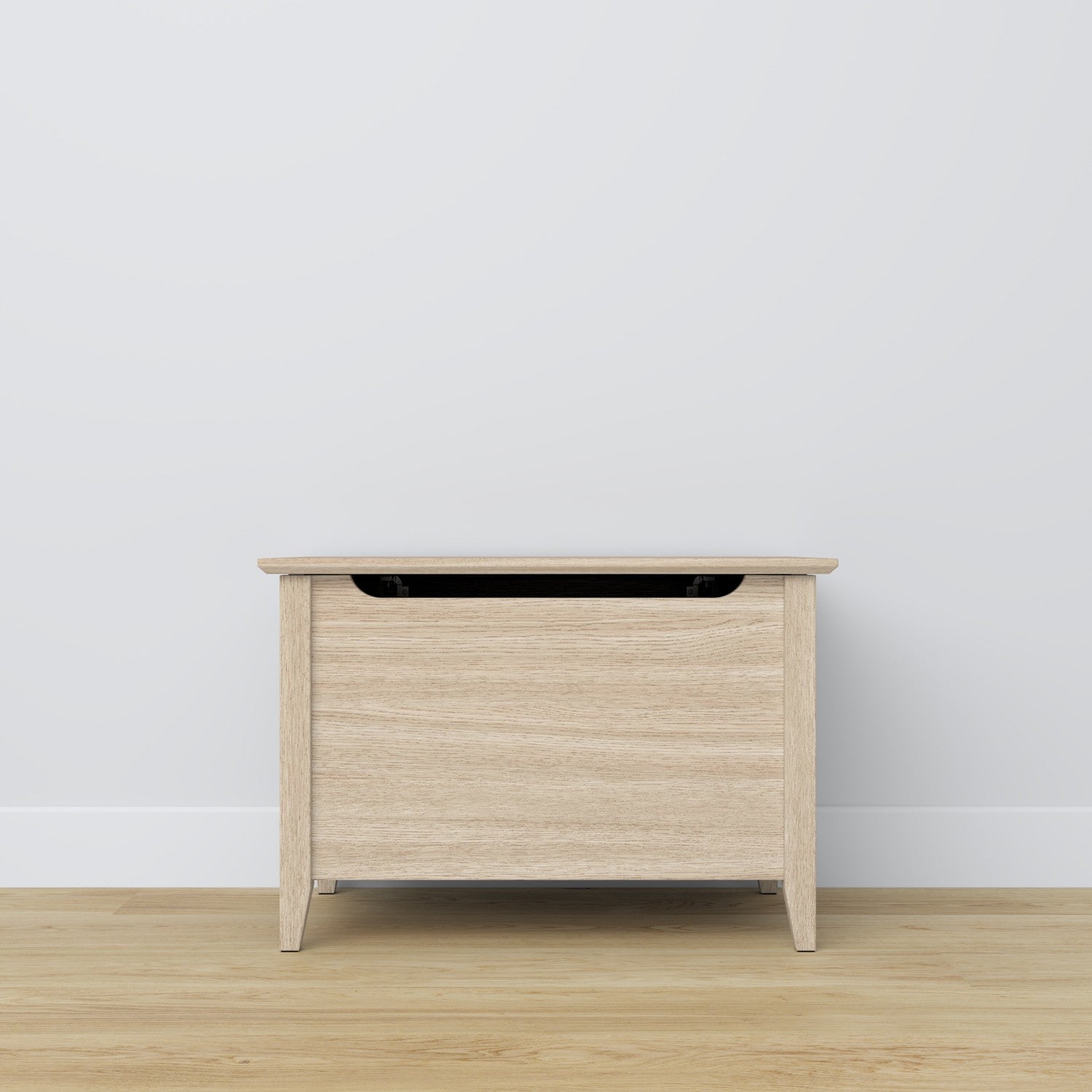 Oak chest Scandi oak bleached