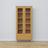 Pine display cabinet 1S 90 Scandi natural pine