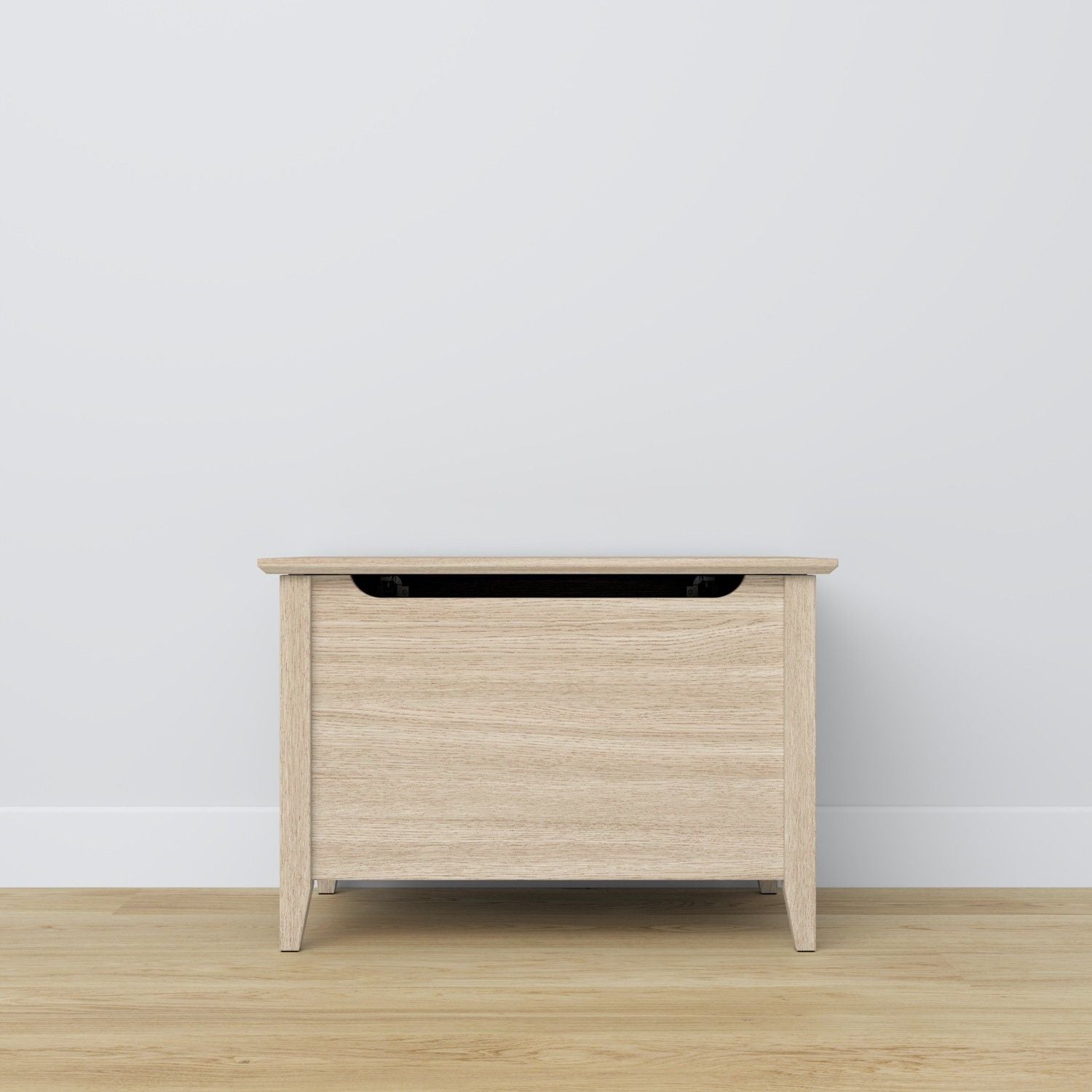 Oak chest Scandi oak bleached