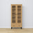 Oak display cabinet 1S 90 Scandi oak natural / black
