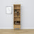 Oak shelf 1S 57 Scandi oak natural
