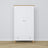 Wooden wardrobe 2D1S Scandi white / natural oak