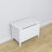 Wooden chest Scandi white