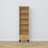 Oak shelf 1S 57 Scandi oak natural / black