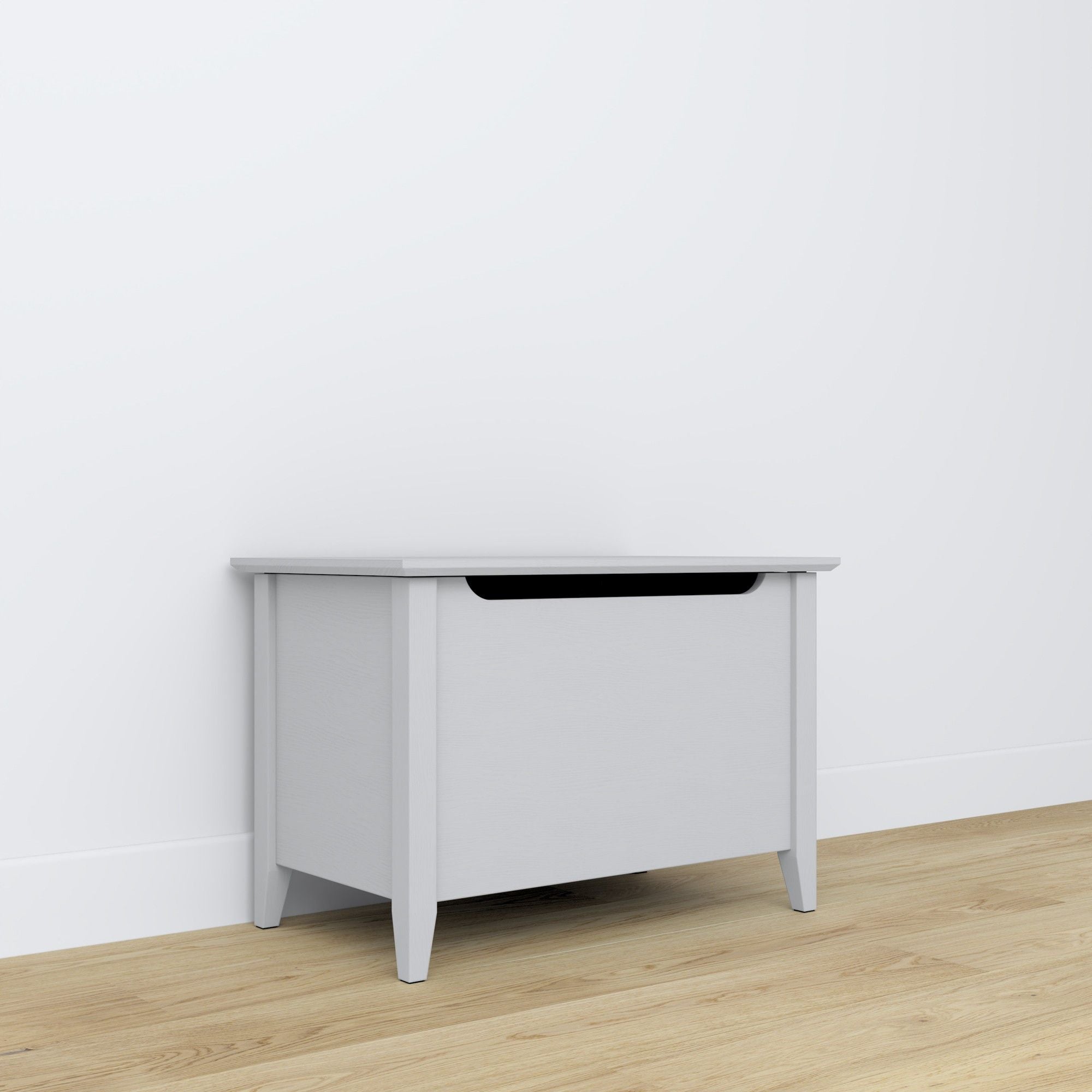Wooden chest Scandi grey