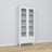 Wooden display cabinet 1S 90 Scandi white