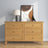 Pine chest of drawers 6S 154 Scandi natural pine