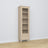 Oak display cabinet 1S 57 Scandi oak bleached