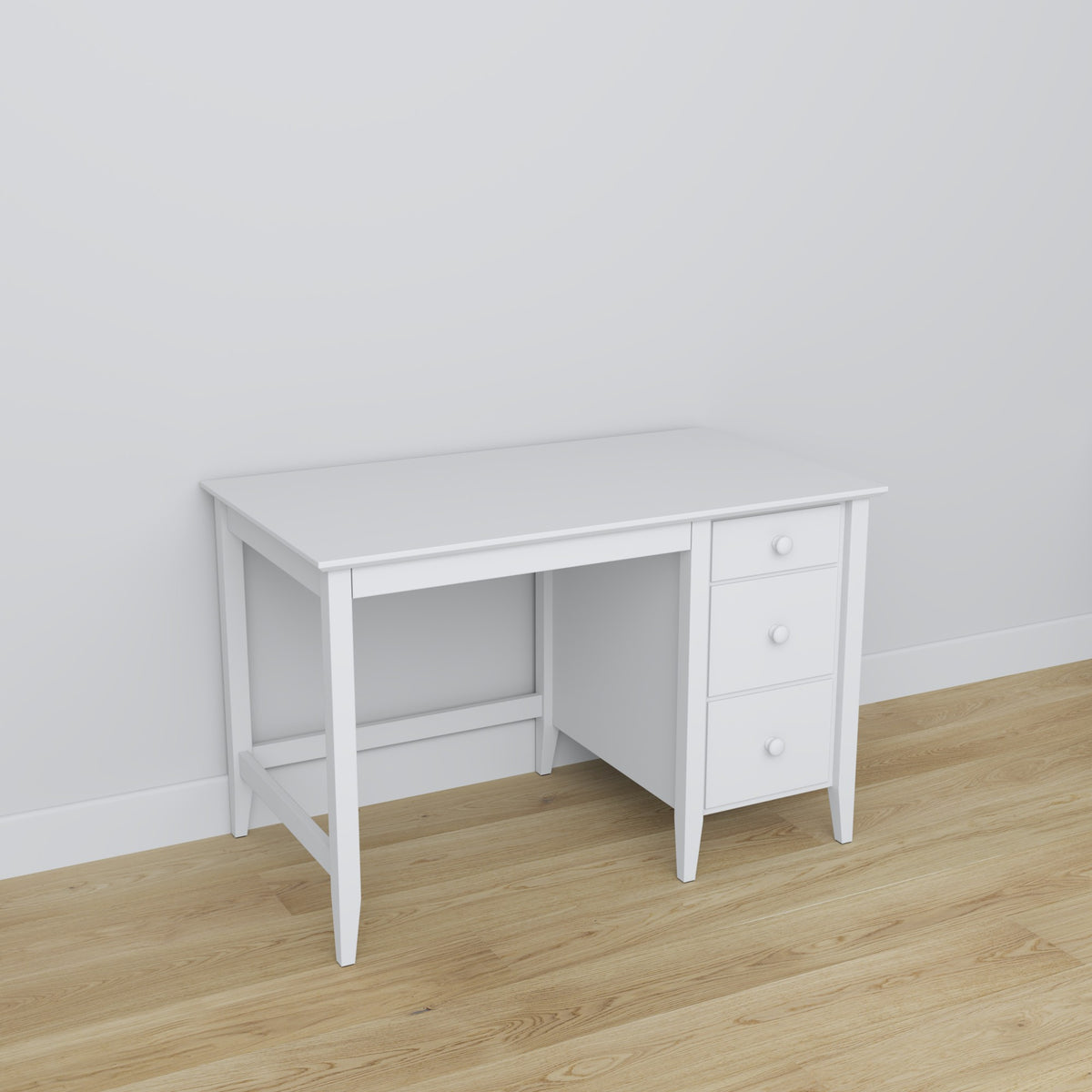 Wooden desk 3S Scandi white