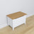 Wooden chest Scandi white / natural oak