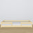 Wooden low bed N01 clear pine