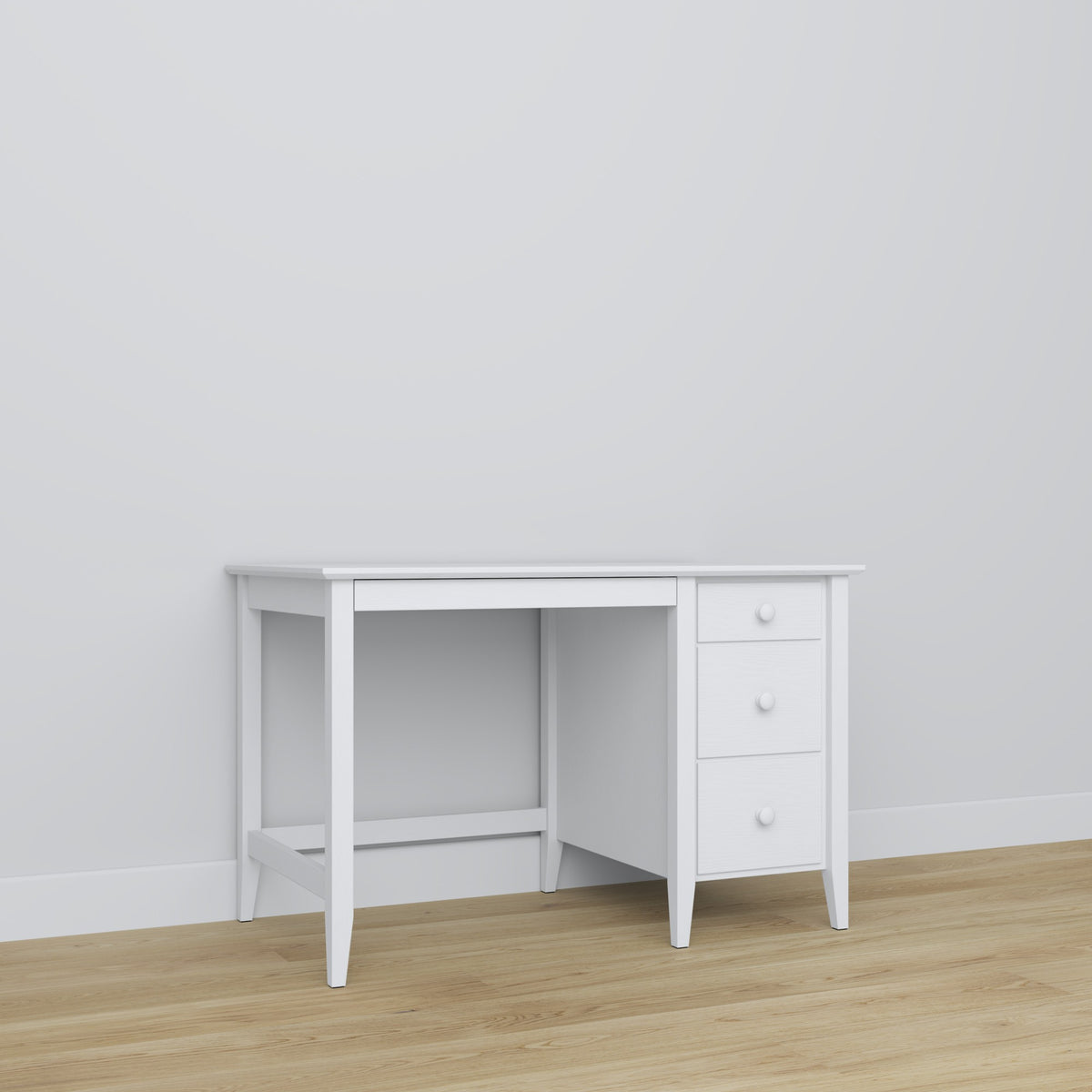 Wooden desk 3S Scandi white