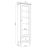 Pine display cabinet 1S 57 Scandi clear pine