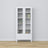 Wooden display cabinet 1S 90 Scandi white