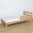 Bed fall protection | natural oak