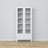 Wooden display cabinet 1S 90 Scandi white