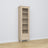 Oak display cabinet 1S 57 Scandi oak bleached