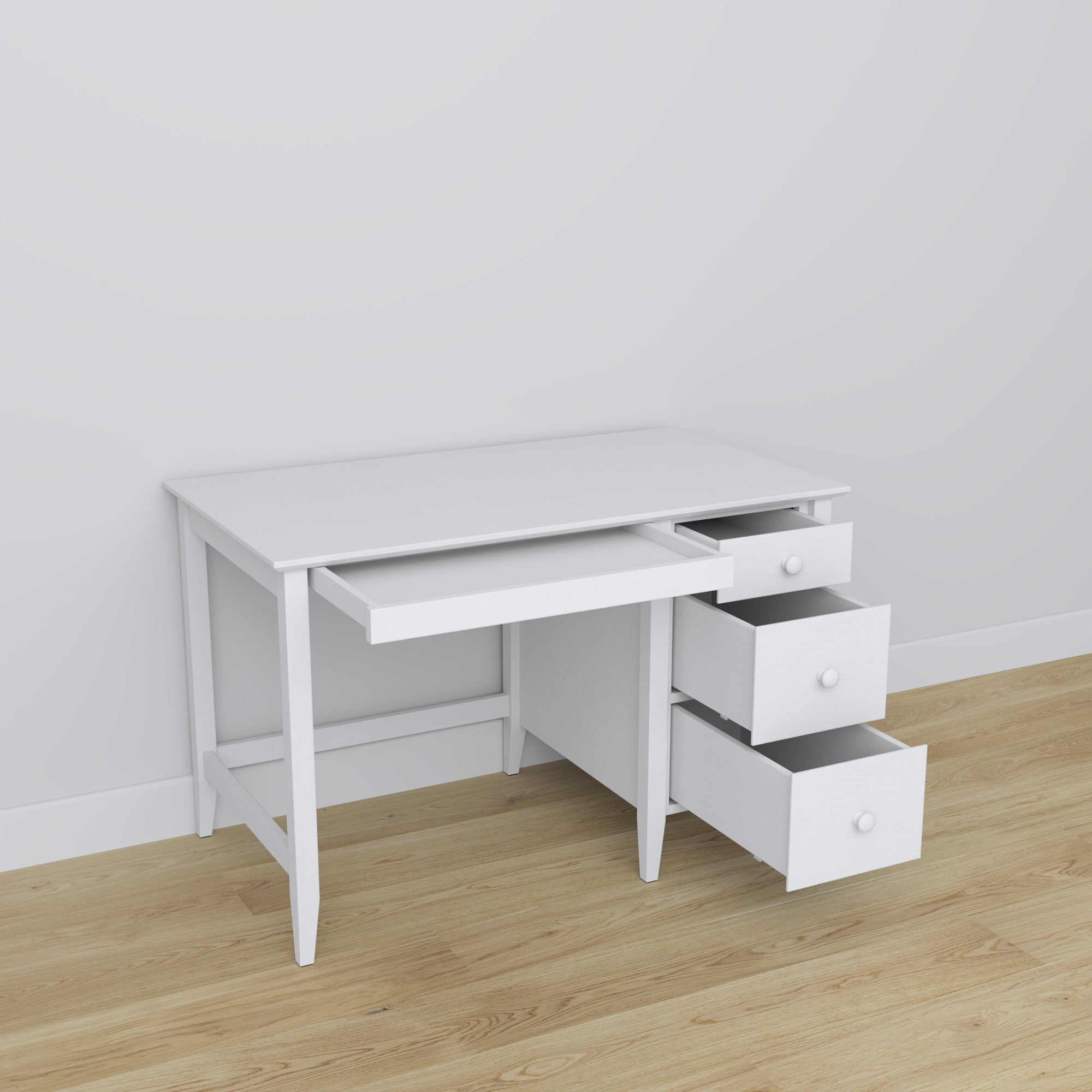 Wooden desk 3S Scandi white