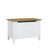 Wooden chest Scandi white / natural oak