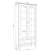 Pine display cabinet 1S 90 Scandi clear pine
