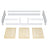 Wooden low bed N01 clear pine