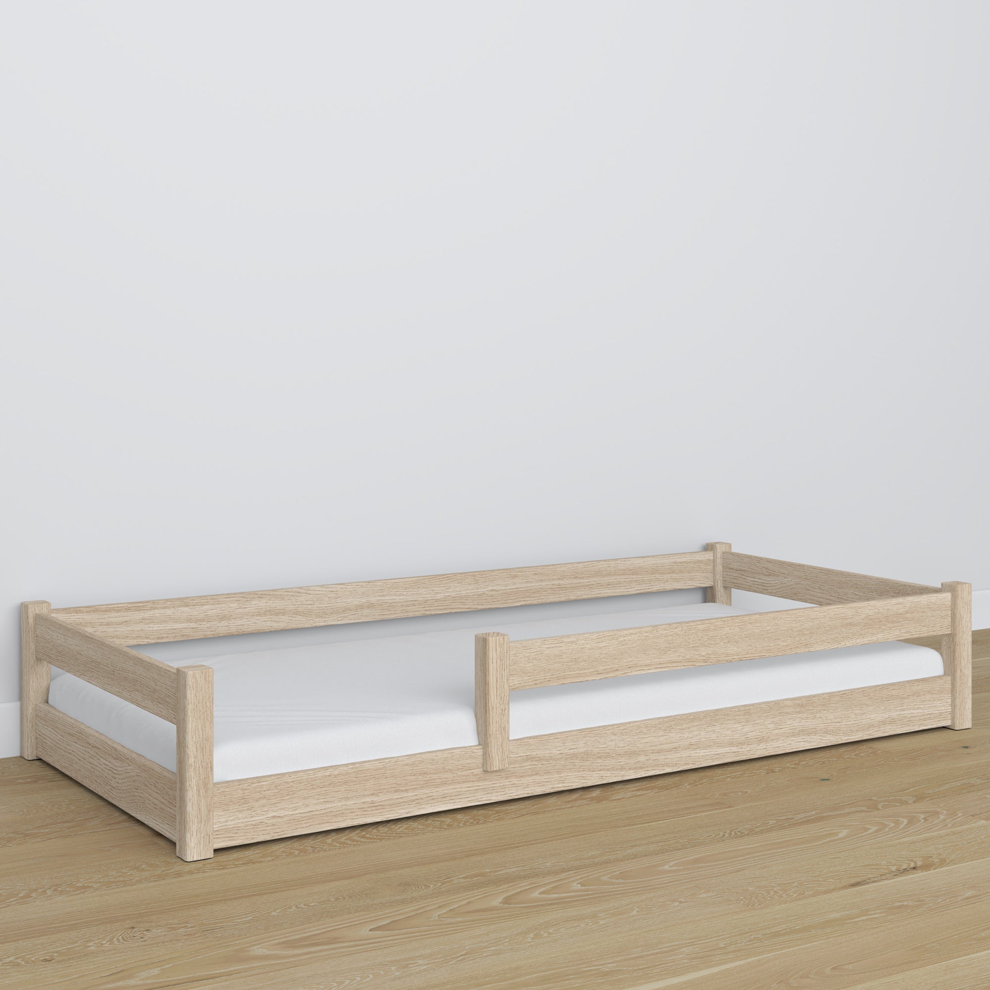 Oak low bed N02 oak bleached