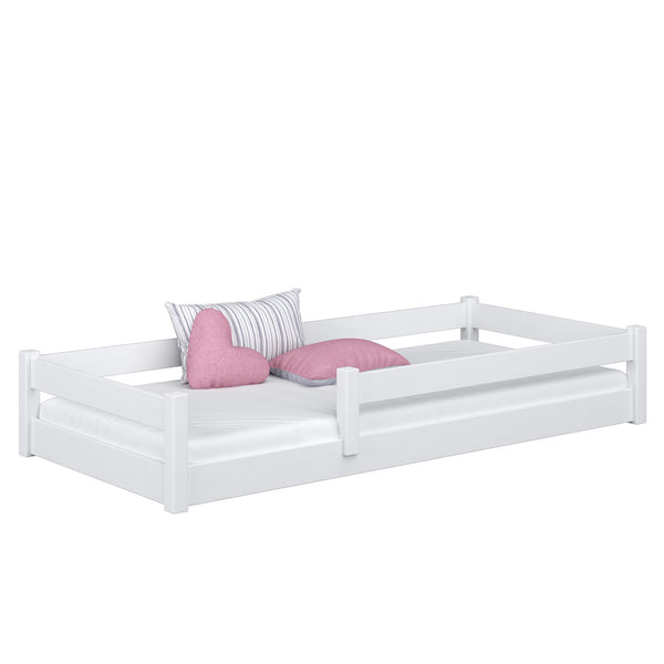 Wooden low bed N02 RAL/NCS