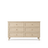 Oak chest of drawers 6S 154 Scandi oak bleached