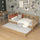 Oak sofa bed with mattress drawer natural oak – child’s room, scandi