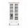 Wooden display cabinet 1S 90 Scandi white / natural oak